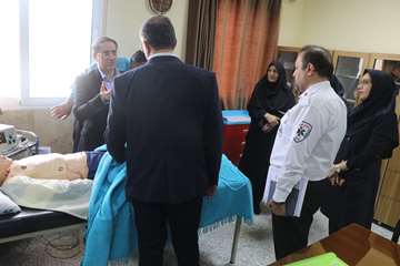 بازدید تیم بورد فوریت های پزشکی پیش بیمارستانی وزارت بهداشت از پایگاه های آموزشی فوریت ها